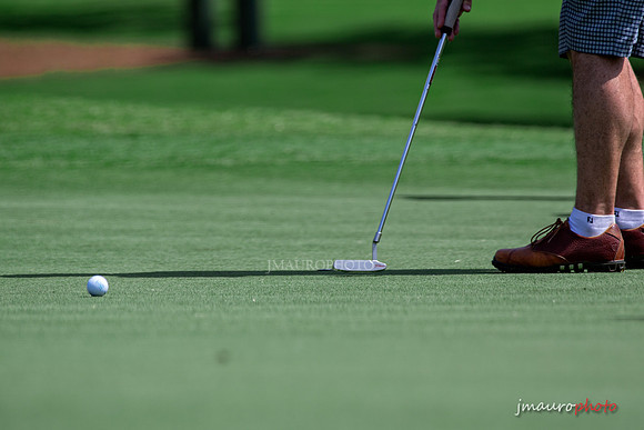 Putting at East Lake Golf Club