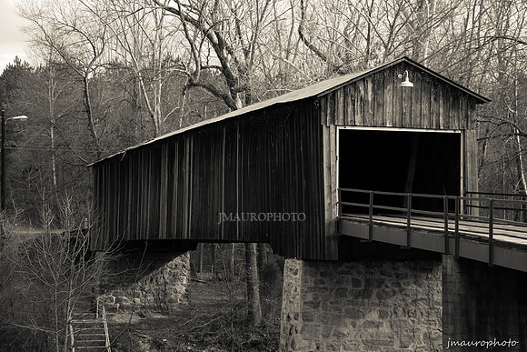 Euharlees Covered Bridge, Creamtone