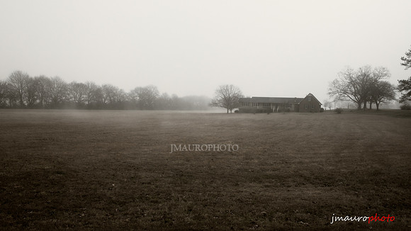 The Farmhouse, The Field, and The Fog