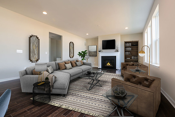 Family Room - Staged