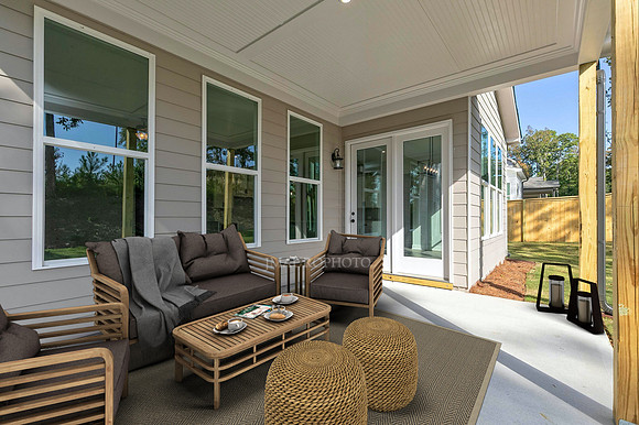 Covered Porch-staged